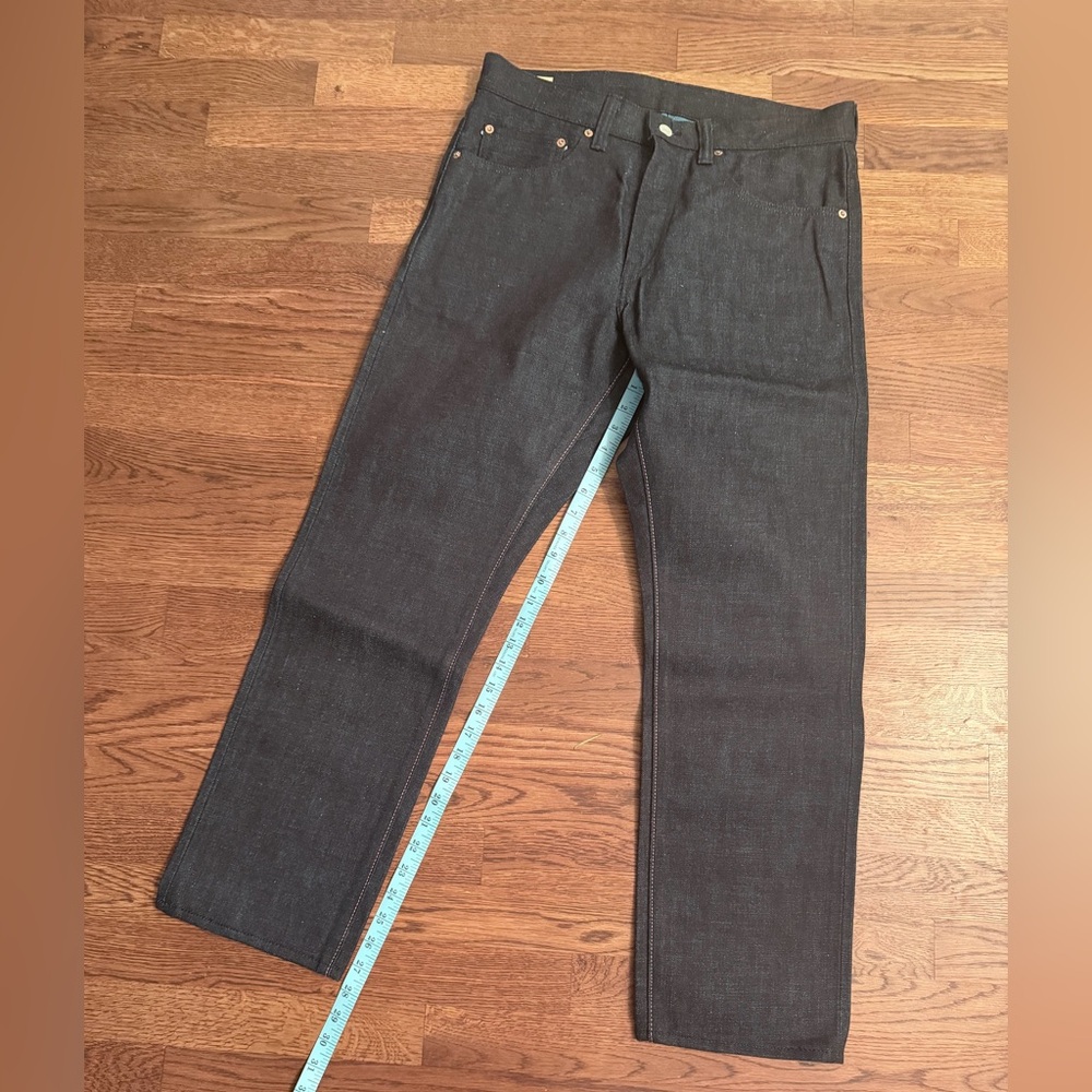 Momotaro Indigo Mint Blue Denim